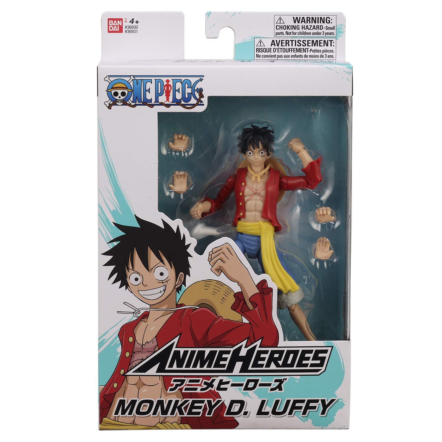 Фигурка BANDAI Anime Heroes One Piece Monkey D. Ruffy 17 см, фото №8
