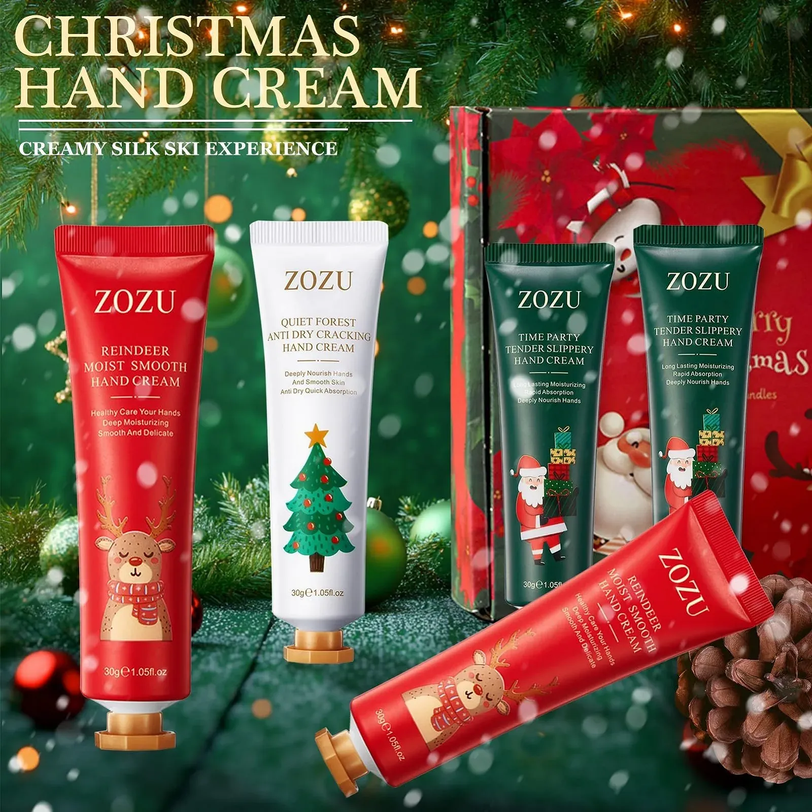 Набір для подарунків на Різдво Крем для рук, фото №3 Набір для подарунків на Різдво Крем для рук, фото №3