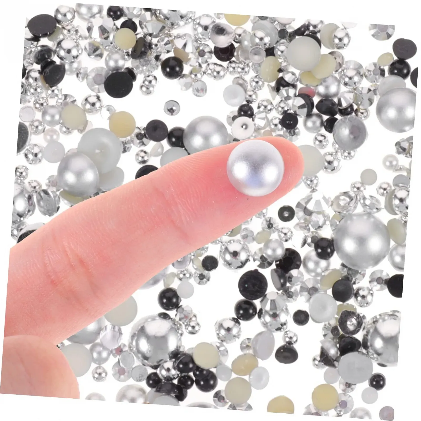 Стрази для нігтів WOONEKY з перлинами, фото №9 Стрази для нігтів WOONEKY з перлинами, фото №9