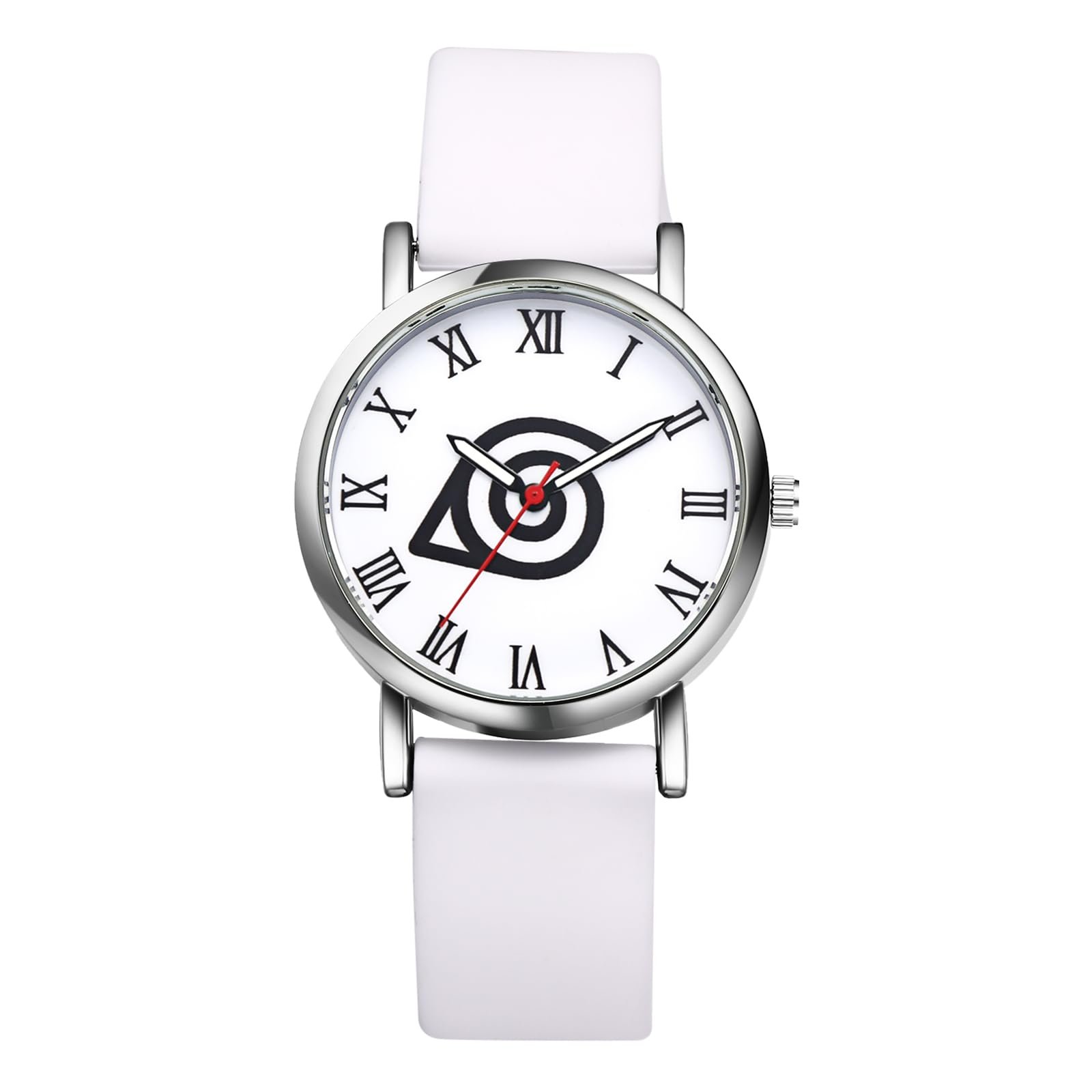 Женские часы JewelryWe Детские часы Anime Часы Мультфильм Konohagakure Символ Красное Облако Аналоговые Кварцевые Наручные часы Женщинам Детям Черный Силиконовый Ремешок Ультратонкие Часы с Римскими Цифрами, фото №1 Женские часы JewelryWe Детские часы Anime Часы Мультфильм Konohagakure Символ Красное Облако Аналоговые Кварцевые Наручные часы Женщинам Детям Черный Силиконовый Ремешок Ультратонкие Часы с Римскими Цифрами, фото №1