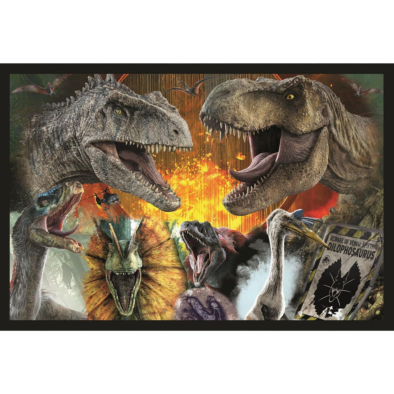 Пазли 2-в-1 Trefl Jurassic World Prehistoric World 2 x 200 елементів, фото №2