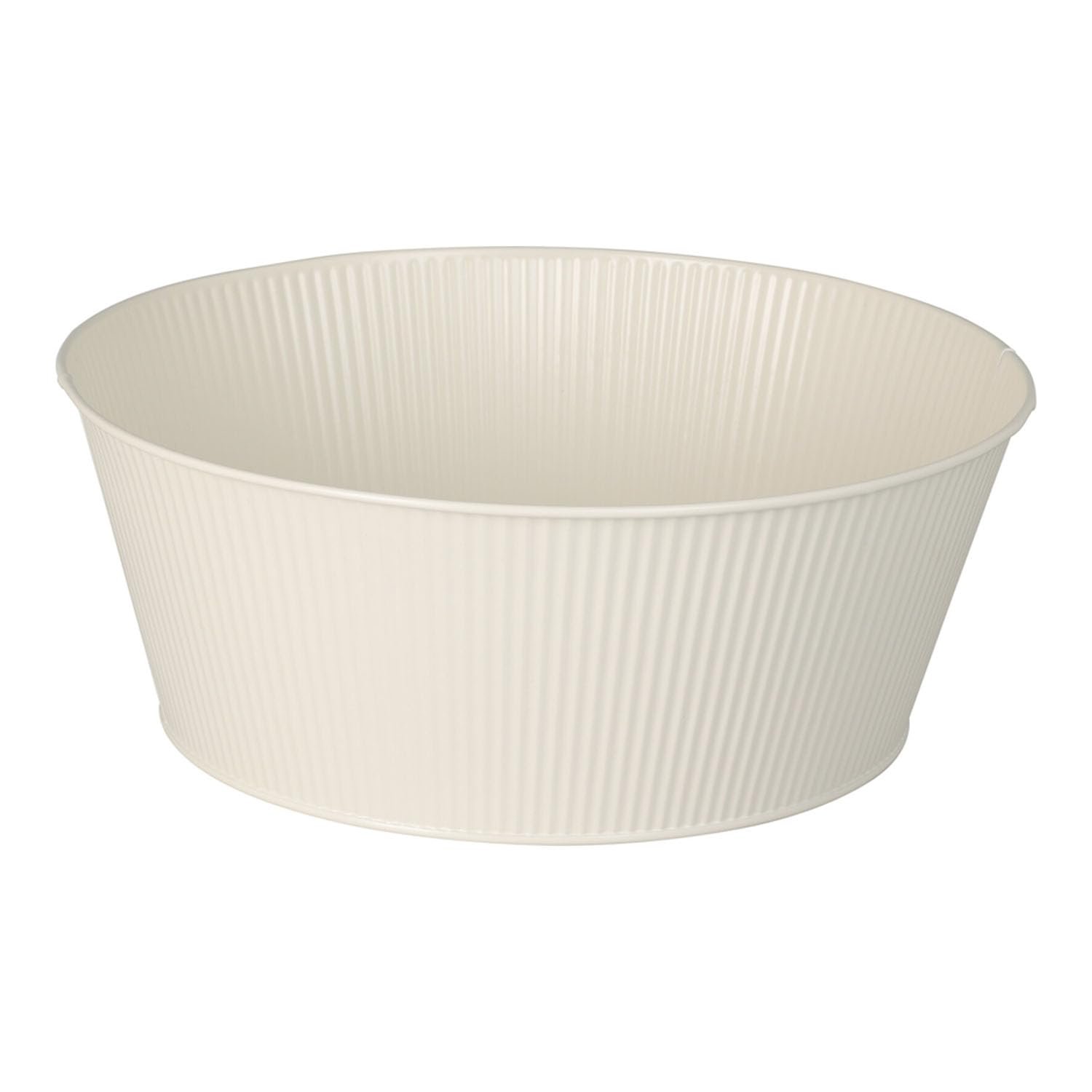 Балконне кашпо Mojawo Набір 4 шт. Оцинковане Біле Ø22хH10 см, фото №2 Балконне кашпо Mojawo Набір 4 шт. Оцинковане Біле Ø22хH10 см, фото №2