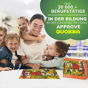 Пазл QUOKKA Forest Animals 30 элементов 29 x 21 см synthetic.ua - Фото 1