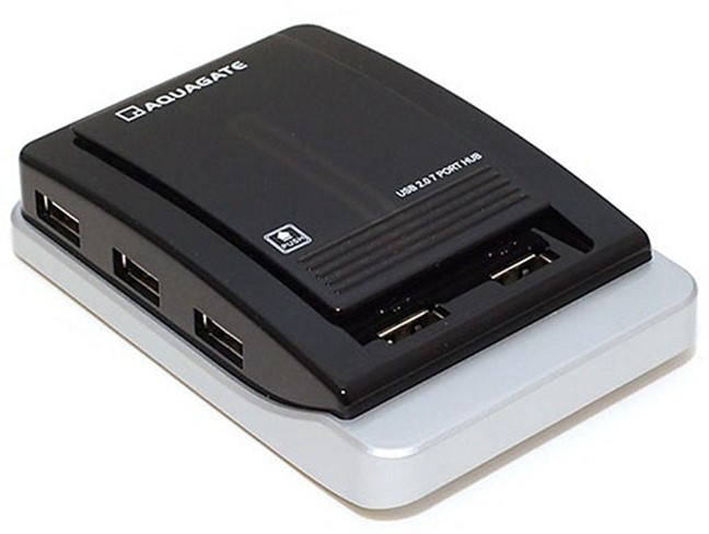 Активный USB-хаб PowerPlant USB 2.0 7 портов CA911349, фото №4