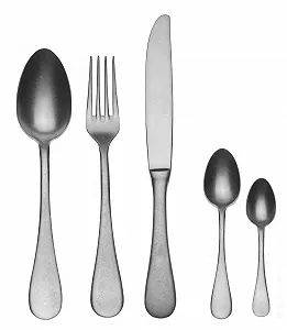 Набір столових приборів Mepra Vintage Moka 30 предметів Pewter - Фото 1