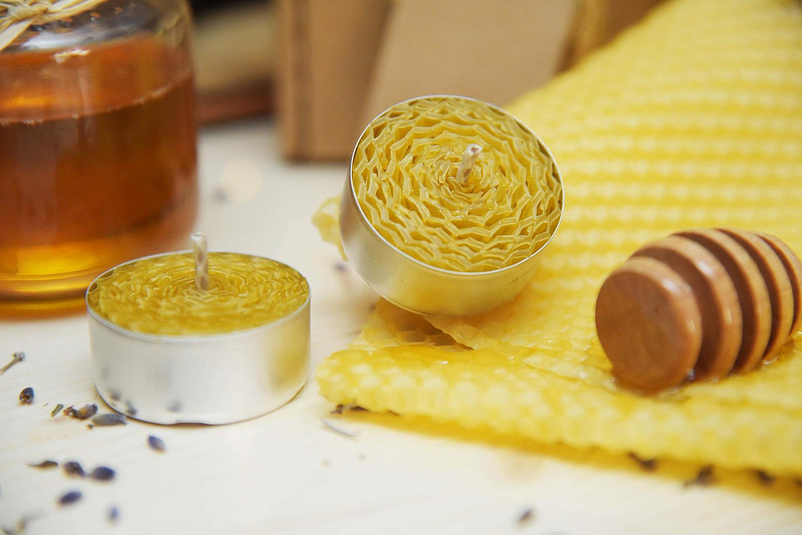 Свічка BeeIT Чайна Віск 9 шт. Чайні свічки 100% чисті органічні Ручної роботи, фото №4 Свічка BeeIT Чайна Віск 9 шт. Чайні свічки 100% чисті органічні Ручної роботи, фото №4