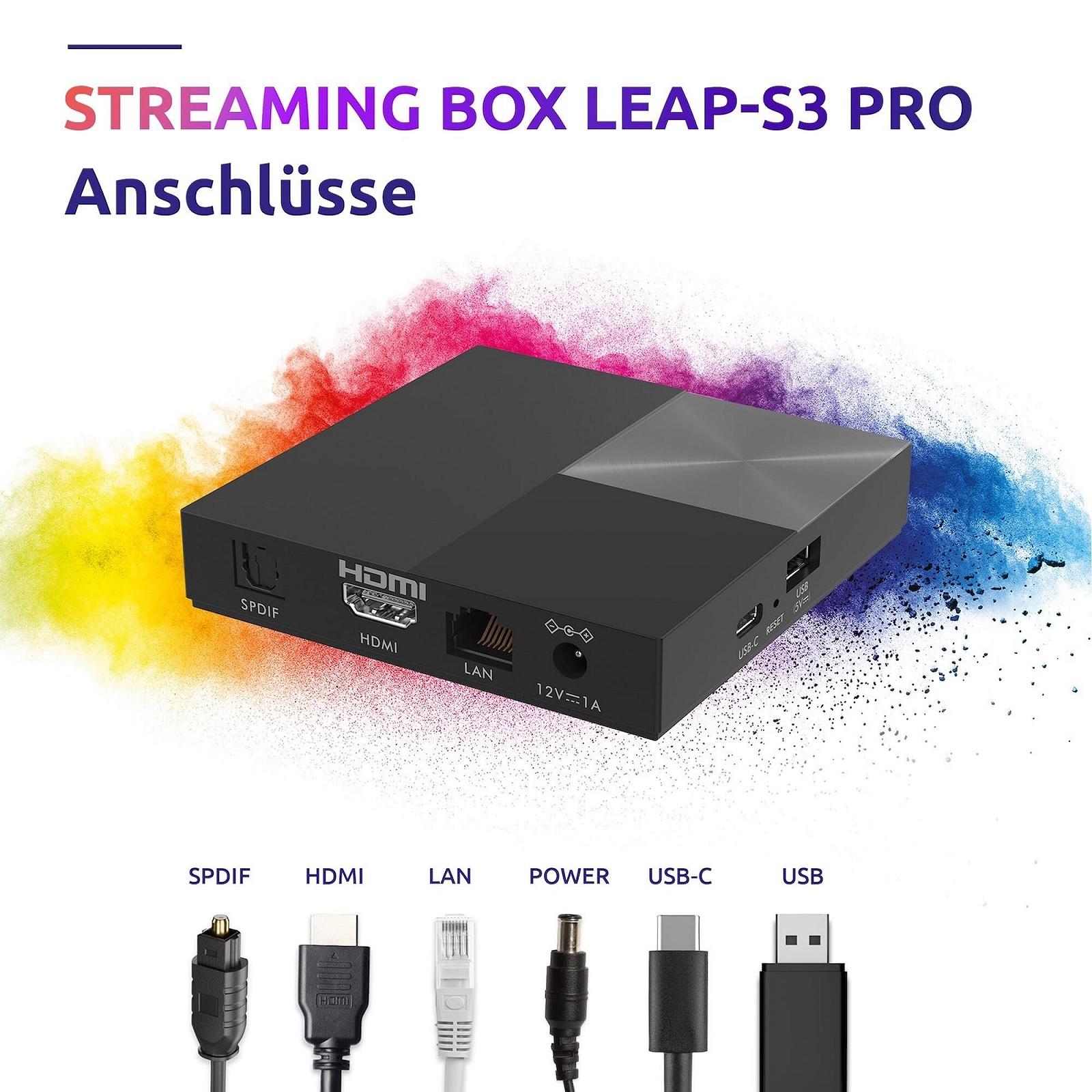Медиаплеер STRONG Leap-S3 Pro 4K UHD Google TV с портом Ethernet, Android 12, 4 ГБ RAM + 32 ГБ памяти, Wi-Fi 6, встроенный Chromecast, голосовое управление Google, Dolby Atmos и Dolby Vision, фото №6