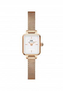 Часы Daniel Wellington Quadro One Size Нержавеющая сталь 316L с PVD покрытием Розовое золото Розовое золото - Фото 1