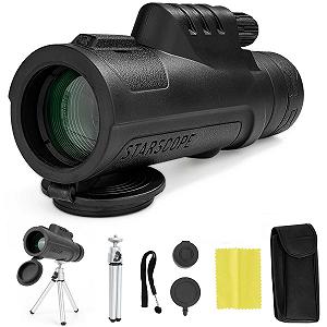 Монокуляр Starscope G3 Essential Bundle 10x42 Телескоп для мисливства і спостереження за птахами з триногою, сумкою, ремінцем і тканиною - Фото 1