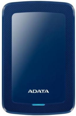 Зовнішній жорсткий диск A-Data 1ТБ 2.5" USB 3.1 синій AHV300-1TU31-CBL, фото №1