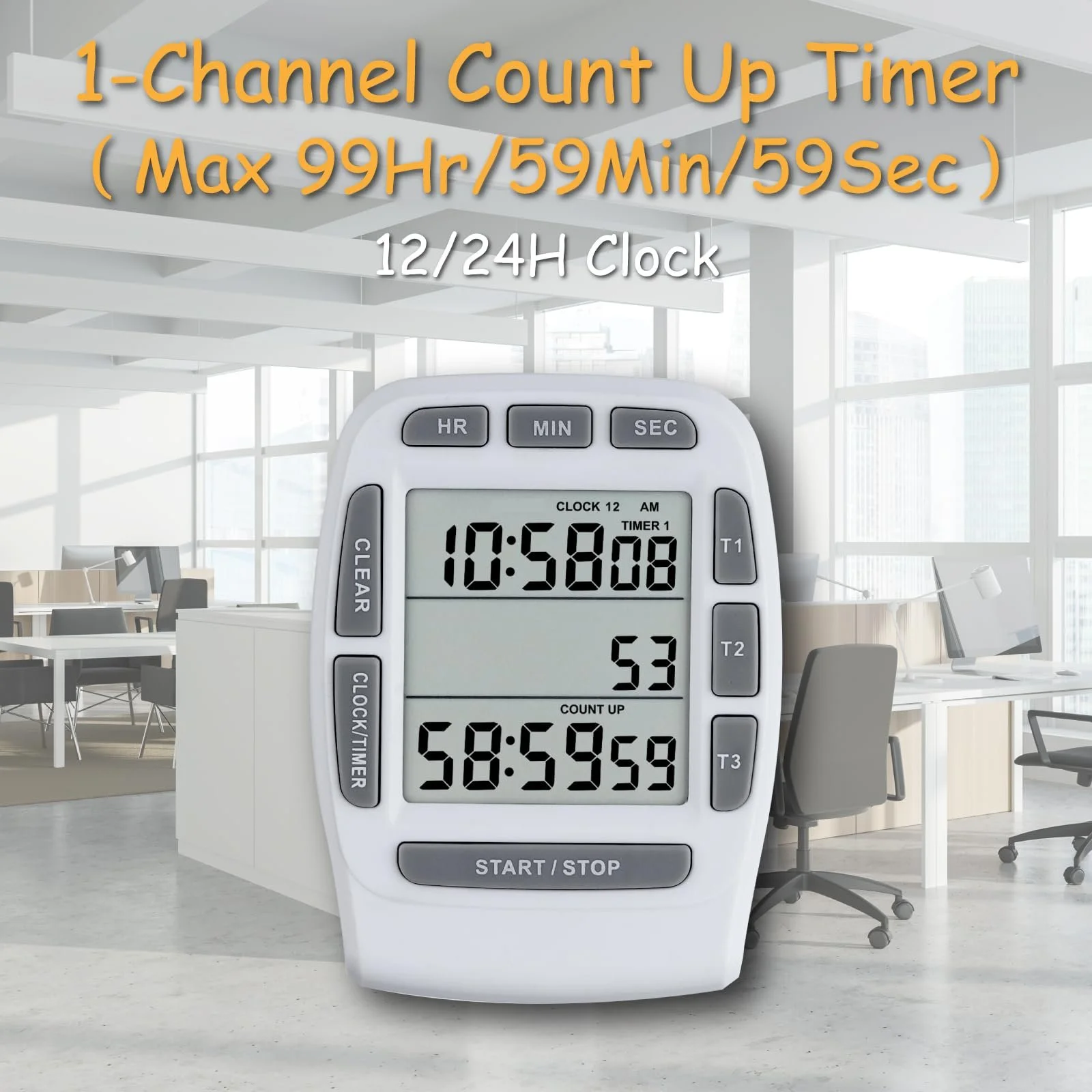 Таймер цифровой Jayron JR-KT001 3-канальный LCD Магнитный, фото №3 Таймер цифровой Jayron JR-KT001 3-канальный LCD Магнитный, фото №3