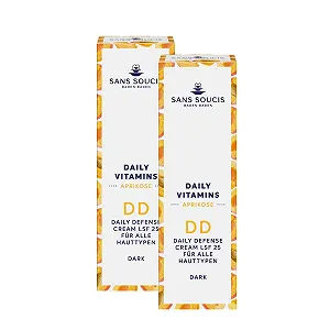 DD-крем денний Sans Soucis Apricot Dark SPF 25 2 x 30 мл - Фото 1