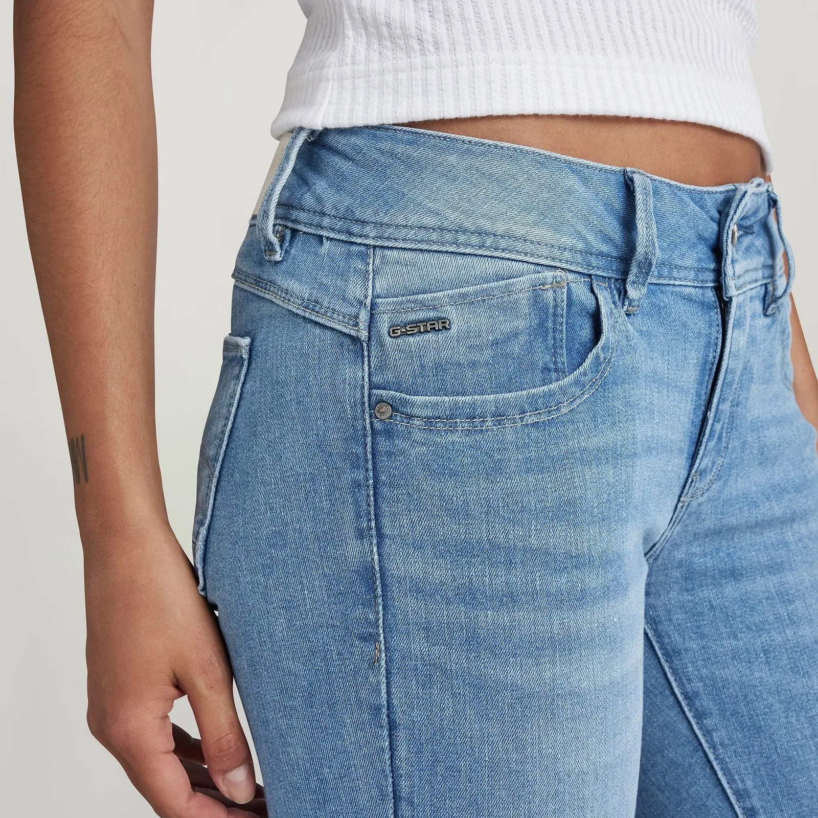 Жіночі джинси G‑STAR RAW Lynn Mid Skinny Elto Pure Aged - 31, фото №5 Жіночі джинси G‑STAR RAW Lynn Mid Skinny Elto Pure Aged - 31, фото №5