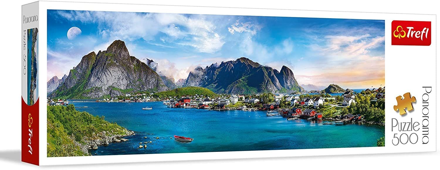 Пазл Trefl 500 Panorama Lofoten Archipelago, Norway 500 елементів, фото №1