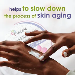 Крем для рук Verana с экстрактами цветочной пыльцы и подорожника увлажняет, питает, защищает кожу рук, укрепляет ногтевую пластину и кутикулу, 200 г (тиаре) synthetic.ua - Фото 1