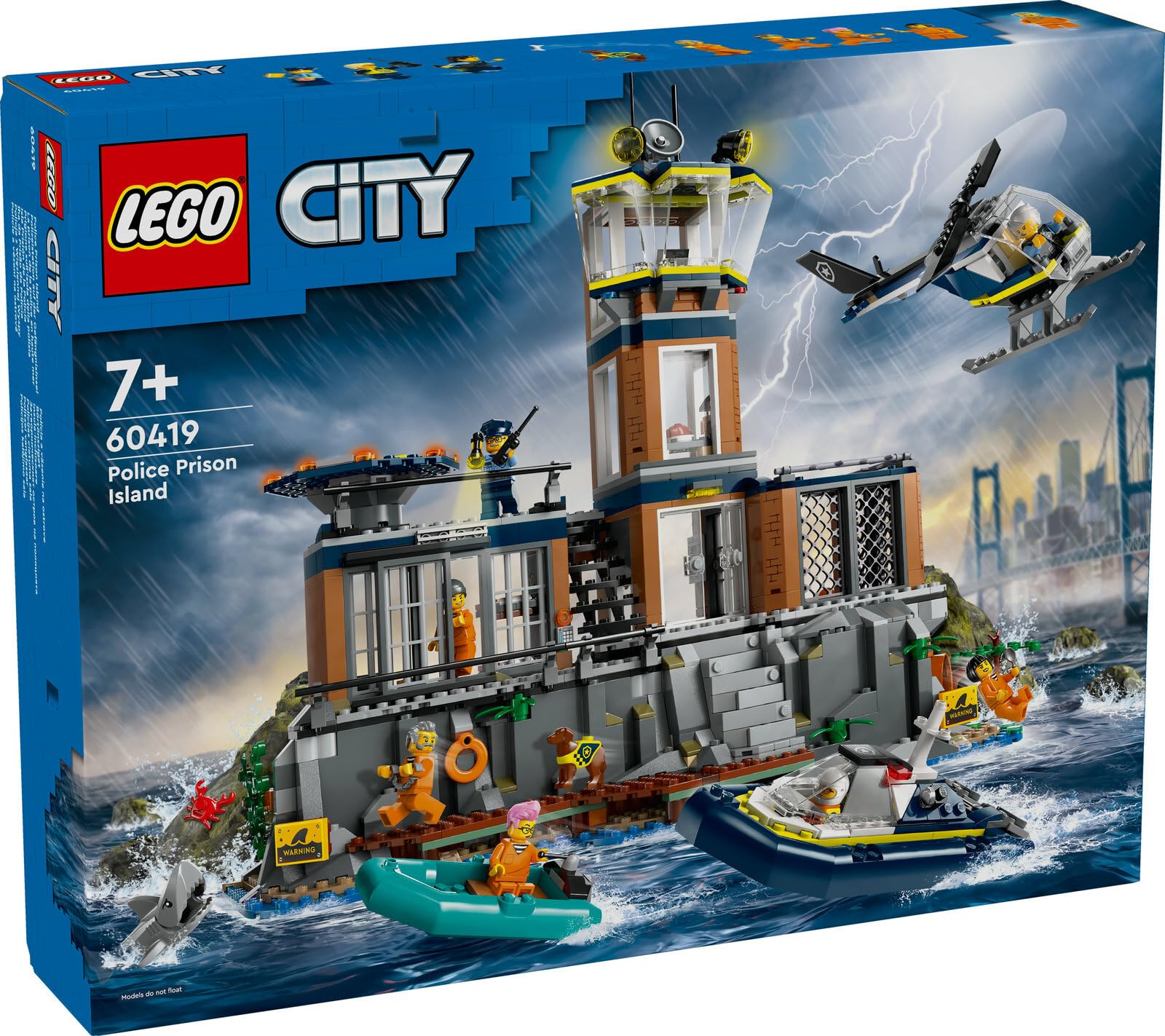 Lego City 60419 Полицейский участок на Тюремном острове и 30664 Полицейский внедорожный багги, фото №2