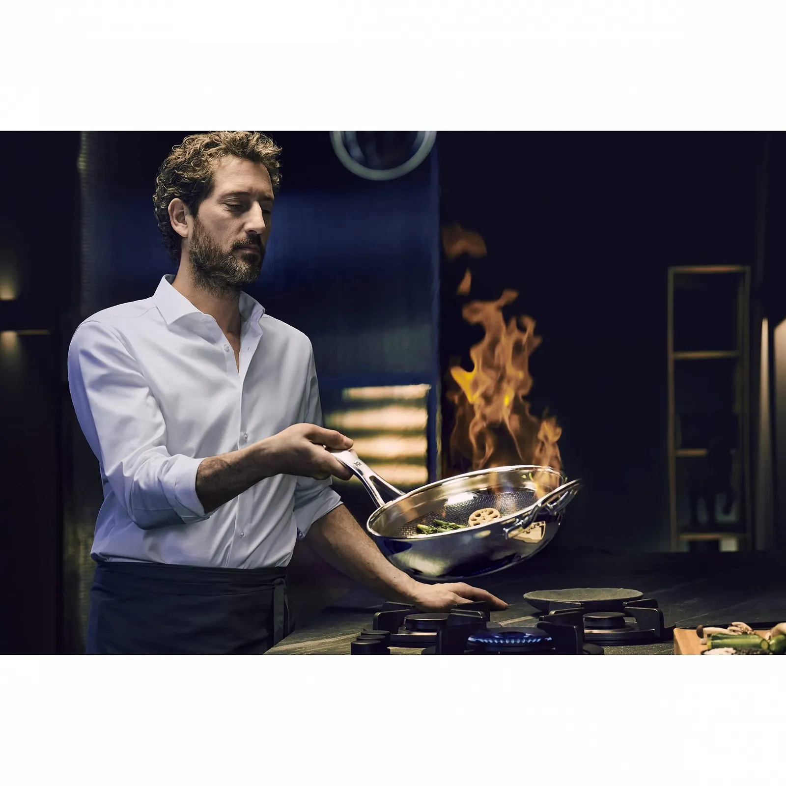 Сковорода-Wok WMF Professional Resist 28 см Черный, фото №2