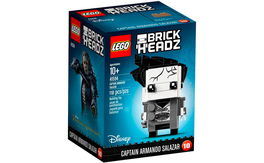 Детский конструктор LEGO Brick Headz Капитан Армандо Салазар (41594), фото №1