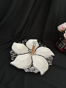 Менажница белая фарфоровая 5 секций synthetic.ua - Фото 1