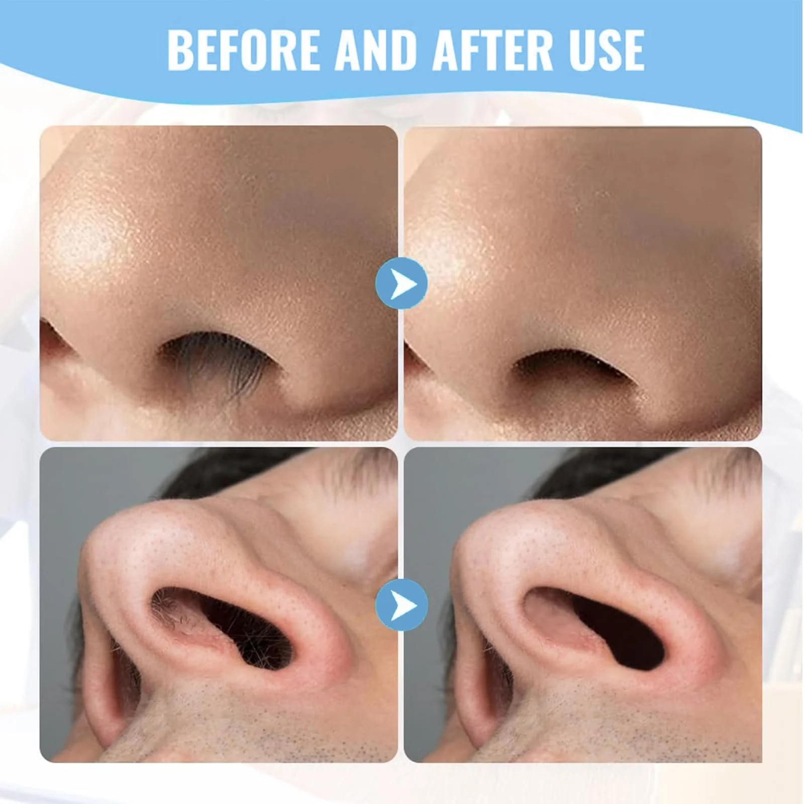 Набір Hebterrka тримерів для носа без електроживлення кремово-білого та світло-зеленого кольору, фото №1