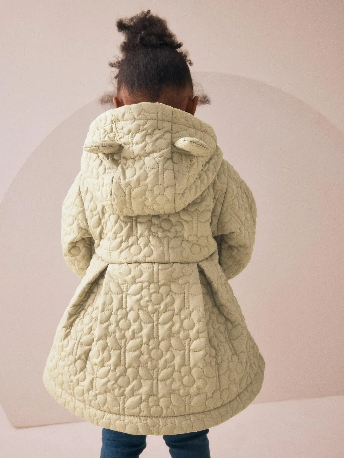 Девочка Водоотталкивающее стеганое пальто Next, фото №8