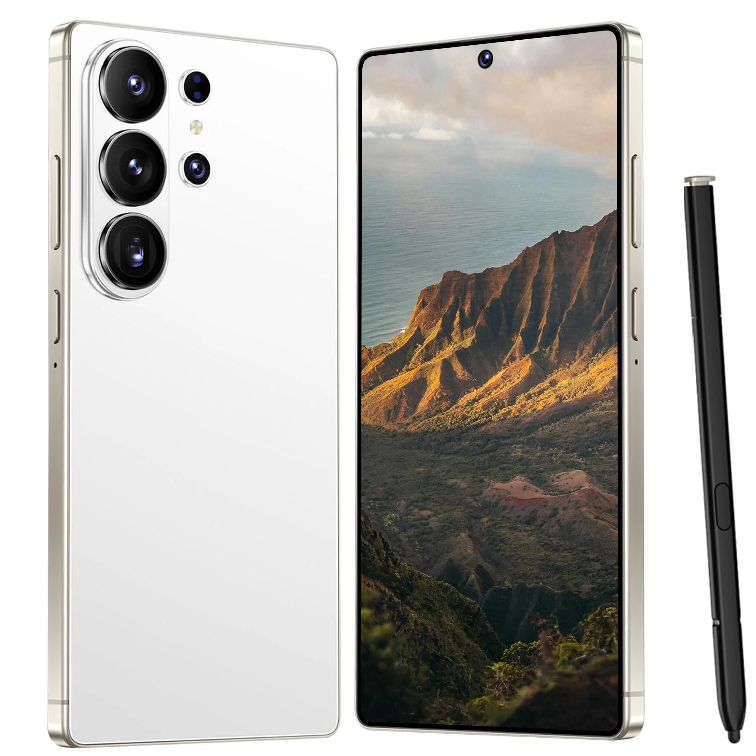 Смартфон Android 5G 6.9 дюймів 12 + 256 GB 13 + 48 MP Camera Dual SIM Face ID OTG, фото №1