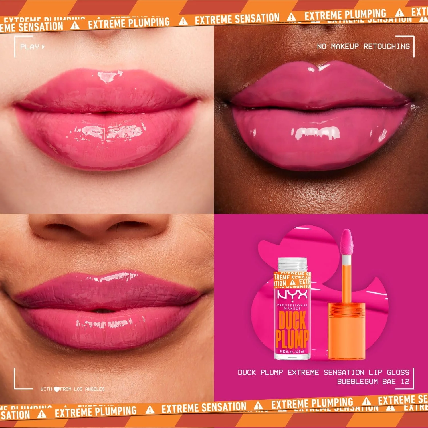 Блеск для губ NYX Professional Makeup Duck Plump Lip Lacquer Bubblegum Bae, фото №4 Блеск для губ NYX Professional Makeup Duck Plump Lip Lacquer Bubblegum Bae, фото №4