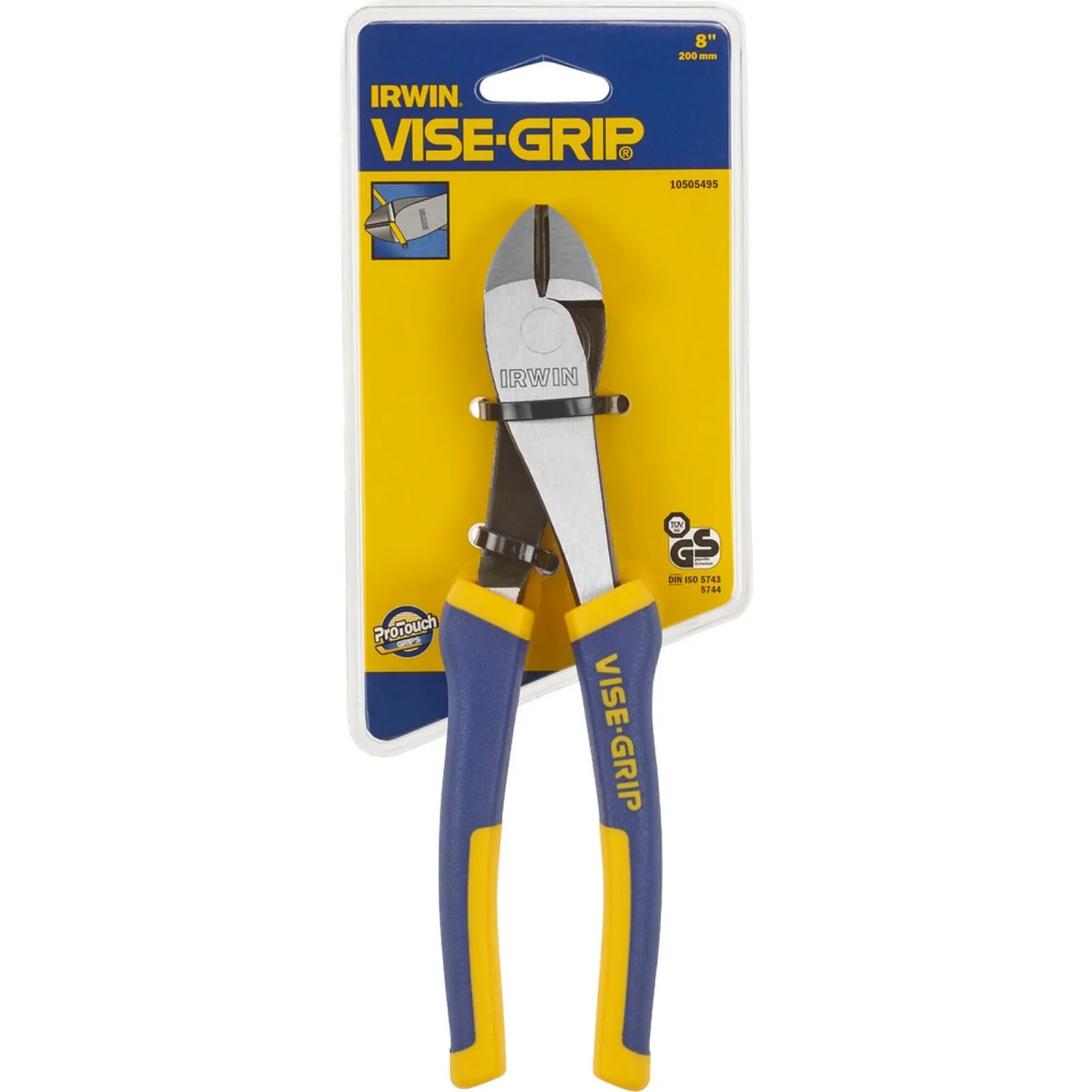 Диагональные кусачки Irwin Visegrip 10505495 с формованной ручкой, фото №1