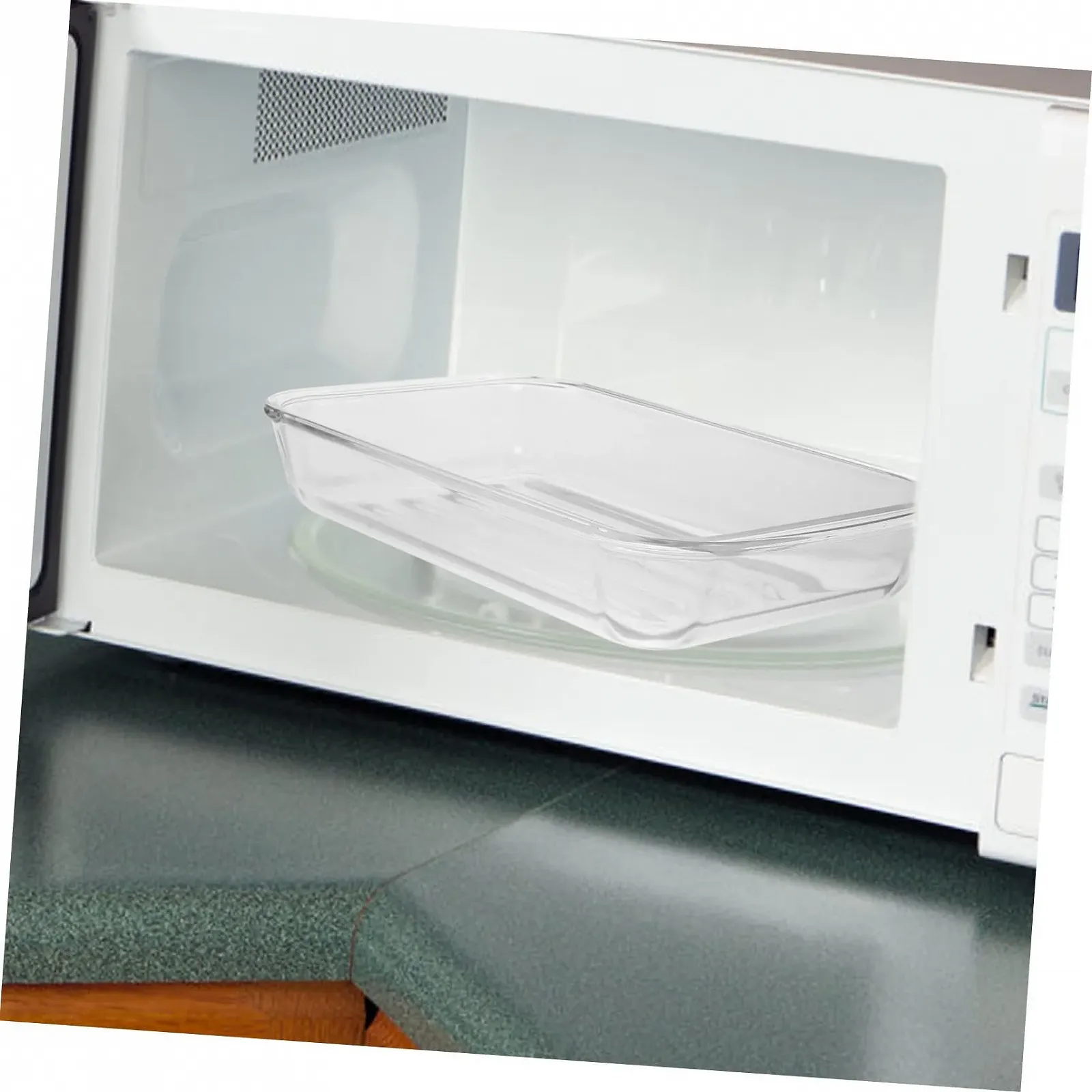 Стеклянная форма для запекания с двойными ручками термостойкая для посудомоечной машины, фото №5