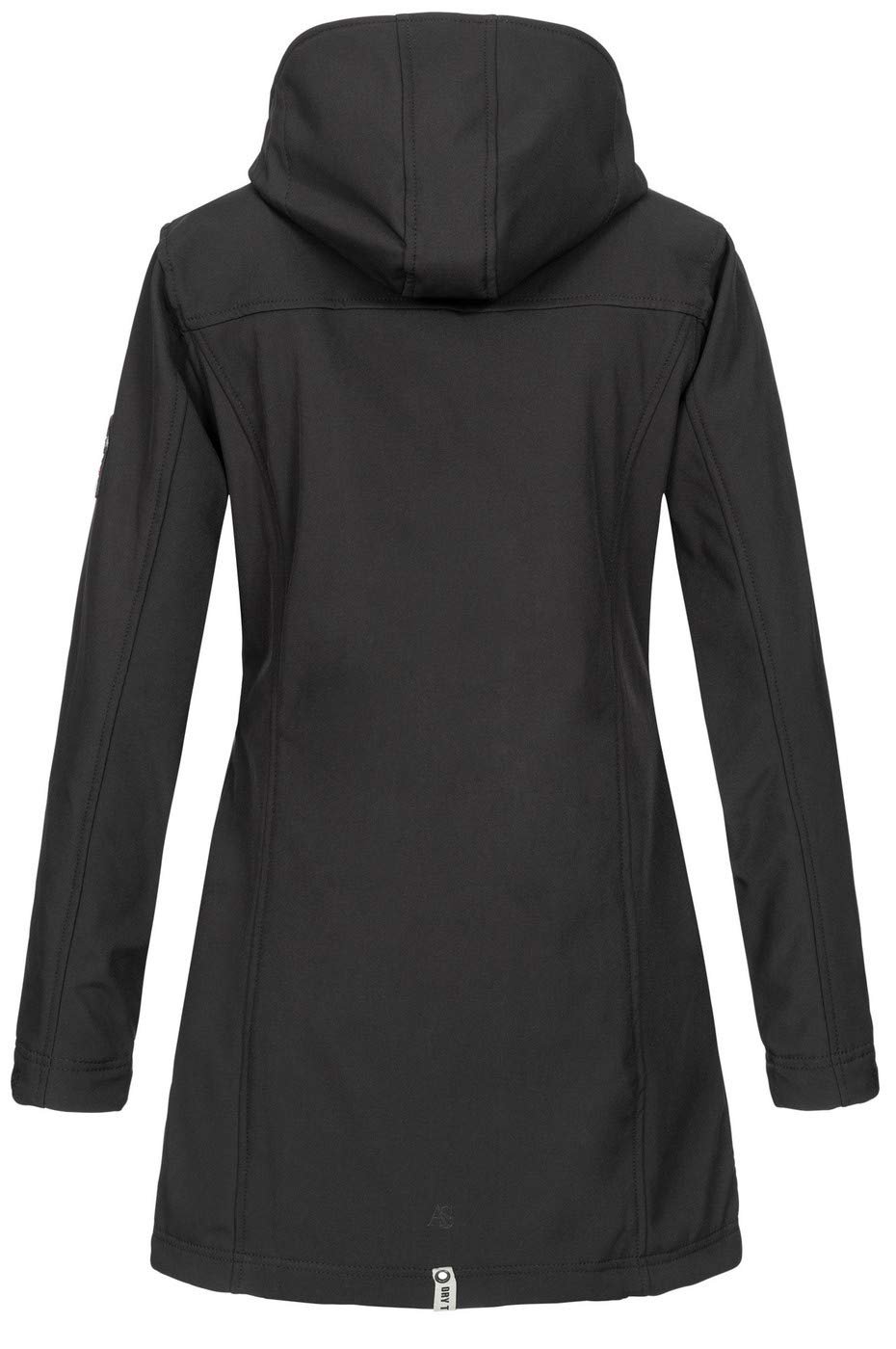 Софтшел куртка A. Salvarini AS-131 Жіноча Водонепроникна для активного відпочинку Довга, фото №3 Софтшел куртка A. Salvarini AS-131 Жіноча Водонепроникна для активного відпочинку Довга, фото №3