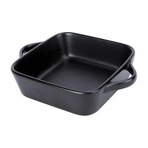 Форма для запікання GLEAVI порцелянова з ручками, термостійка - Фото 1