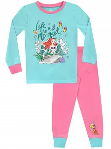 Піжама Disney Ariel The Mermaid Slim Fit для дівчат - Фото 1