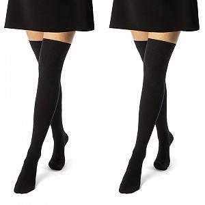 sockenkauf24 Пара шкарпеток вище коліна Бавовняні - Фото 1