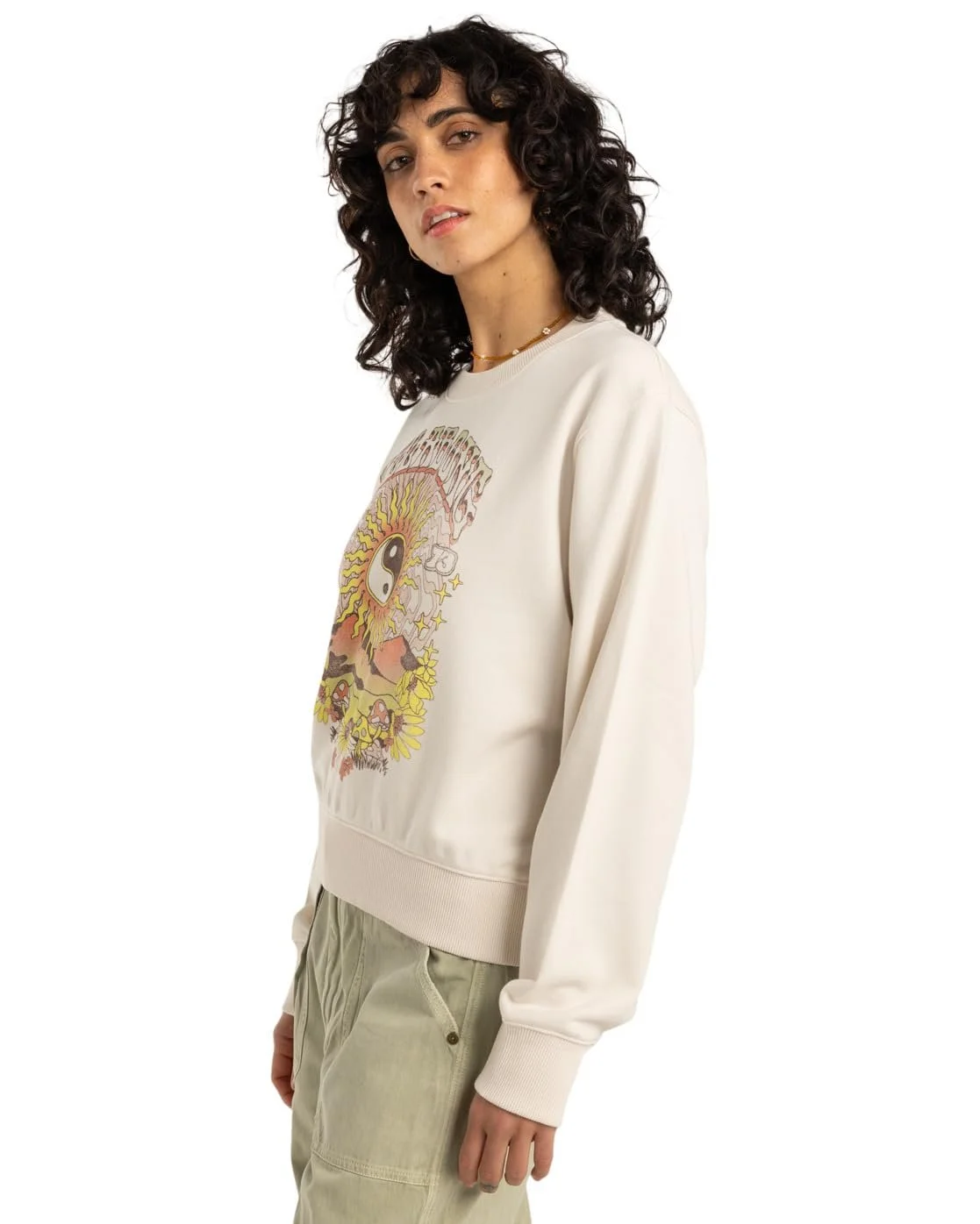 Женская флисовая толстовка Billabong Balanced Out Screen (1 шт. в упаковке), фото №5