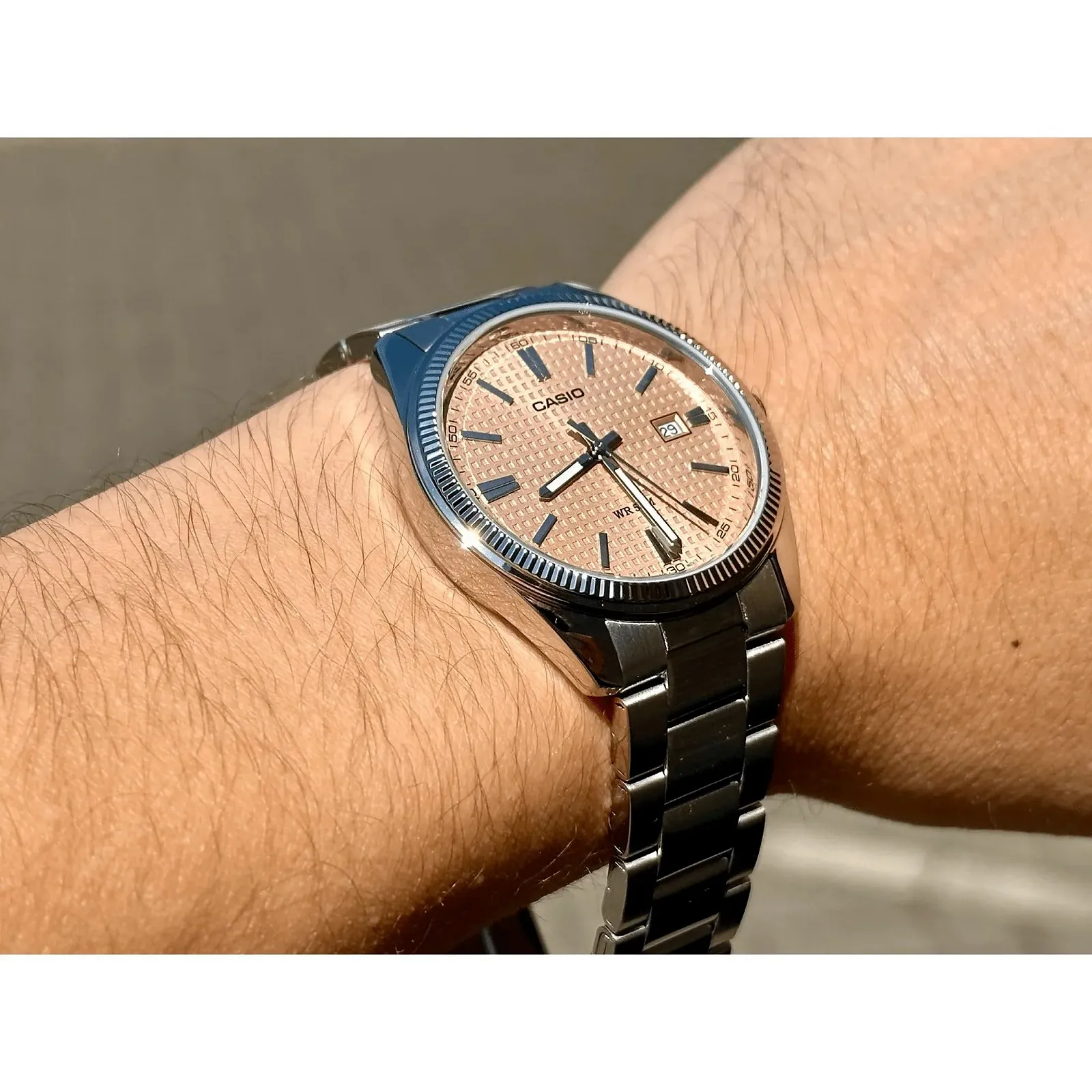 Часы Casio Modern MTP-1302PE-4AVEF, серебристый, фото №5 Часы Casio Modern MTP-1302PE-4AVEF, серебристый, фото №5