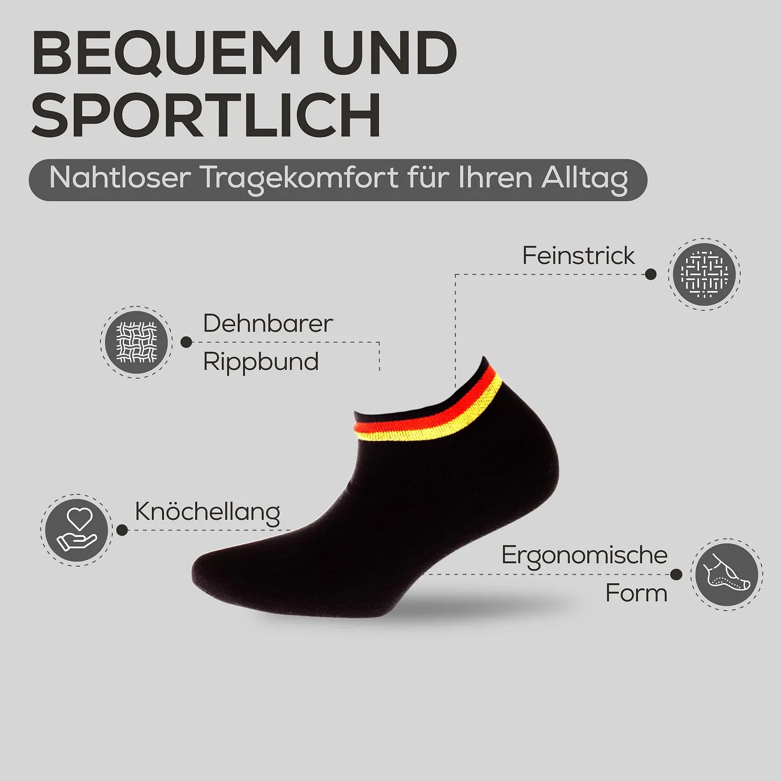 Шкарпетки Germany Trainer, 1 пара, Унісекс, фото №2