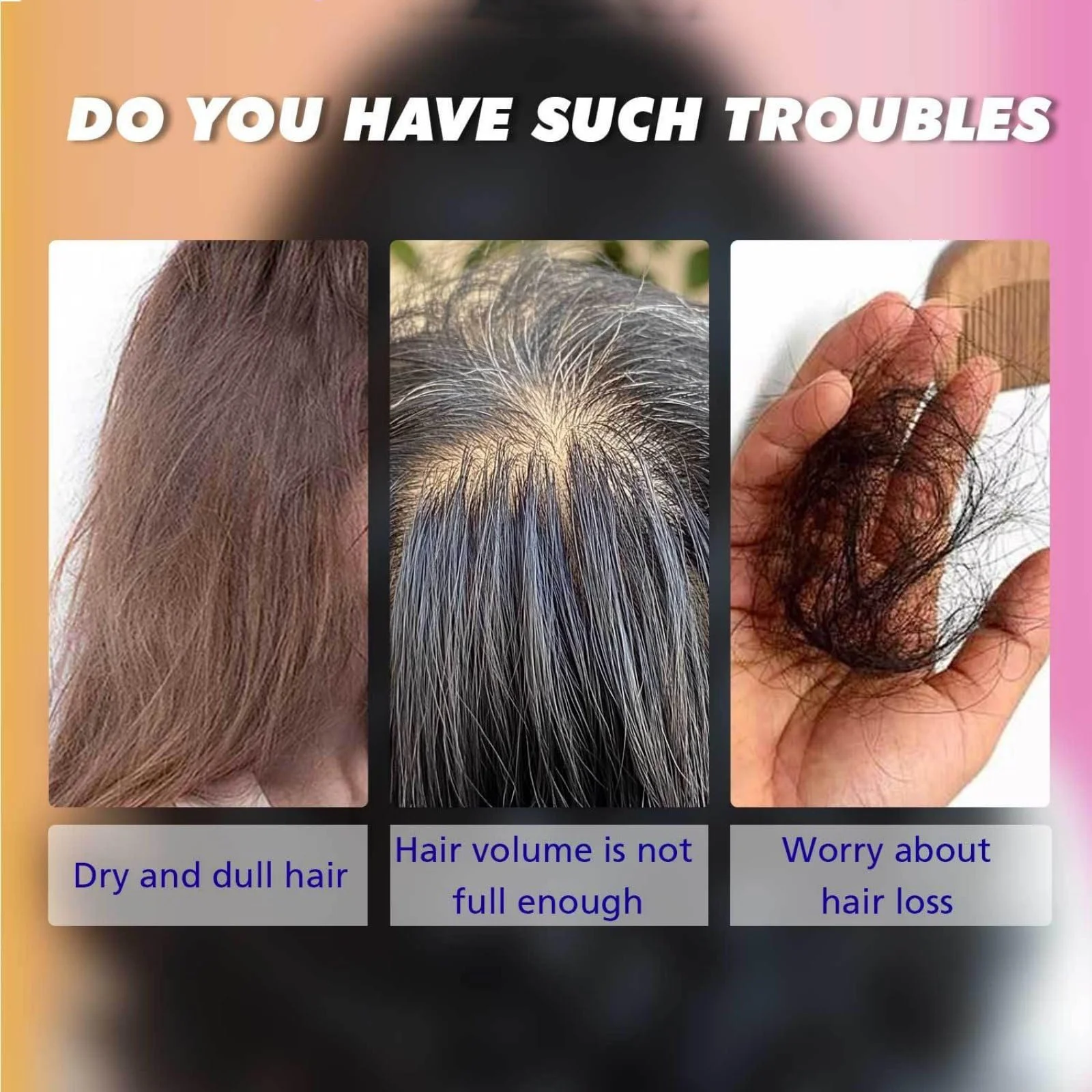 Спрей для росту волосся з водою з чорного рису, глибоке зволоження, зміцнення, фото №3