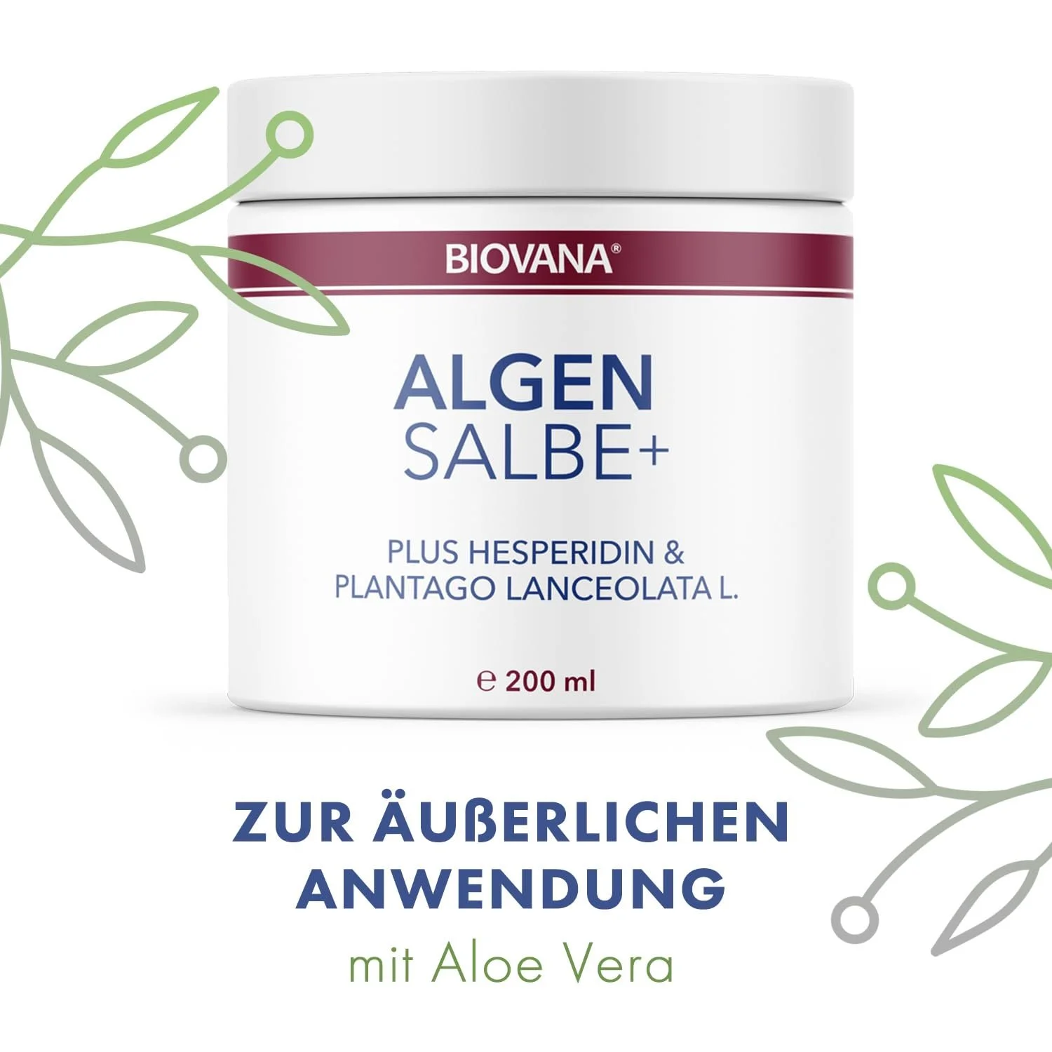 Мазь Algae для догляду, освіження та розслаблення набряклих і втомлених ніг 200 мл, фото №2