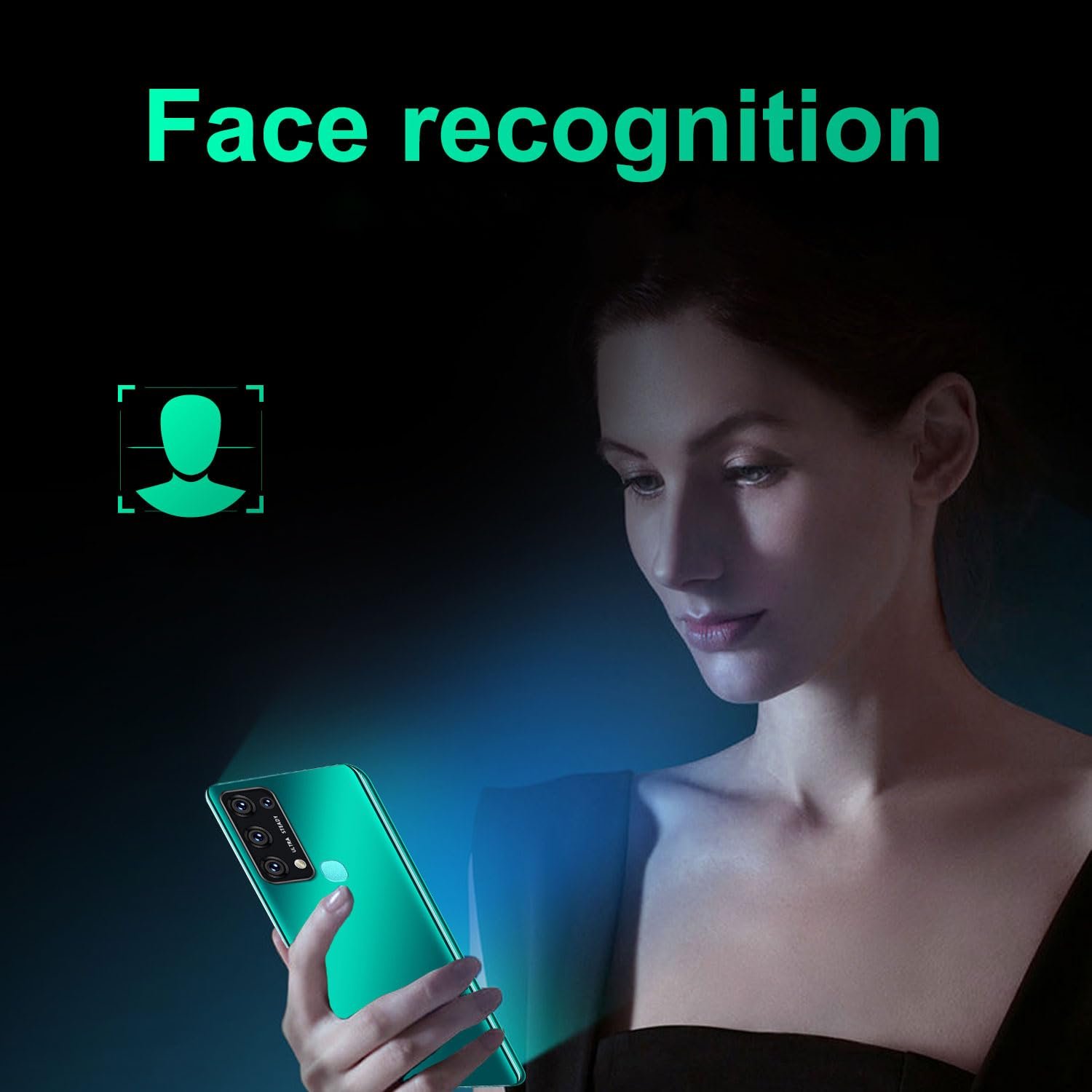 Смартфон Unlock Phone 6.56 дюйма 2 GB RAM 32 GB ROM 3G 4-Core Темний, фото №7