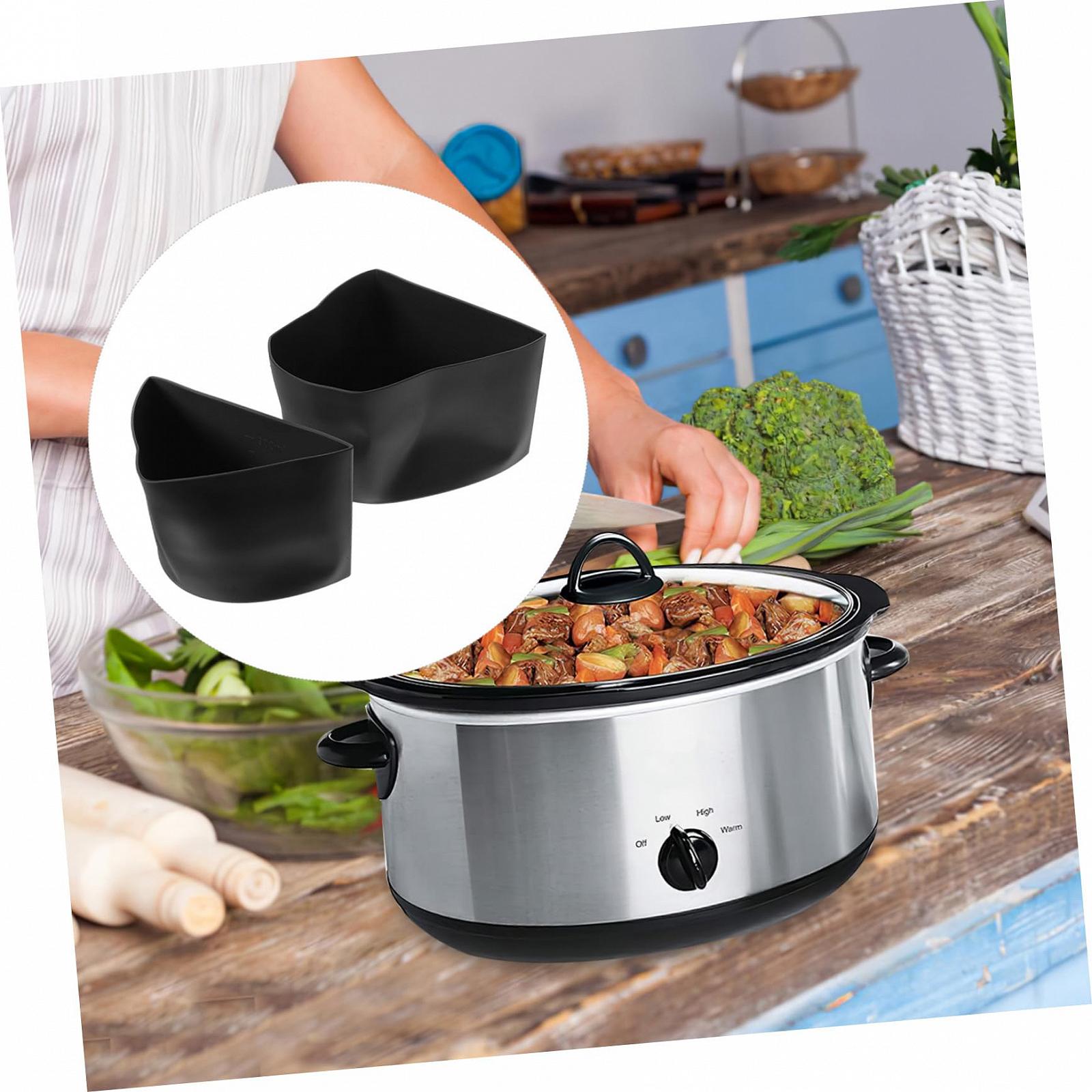 Вставка MAGICLULU 1 Комплект Силиконовая Вставка Лайнер для Медленноварки Аксессуары Силиконовый Вставка для Медленноварки Силикагель Нескользящий Разделитель, фото №3 Вставка MAGICLULU 1 Комплект Силиконовая Вставка Лайнер для Медленноварки Аксессуары Силиконовый Вставка для Медленноварки Силикагель Нескользящий Разделитель, фото №3