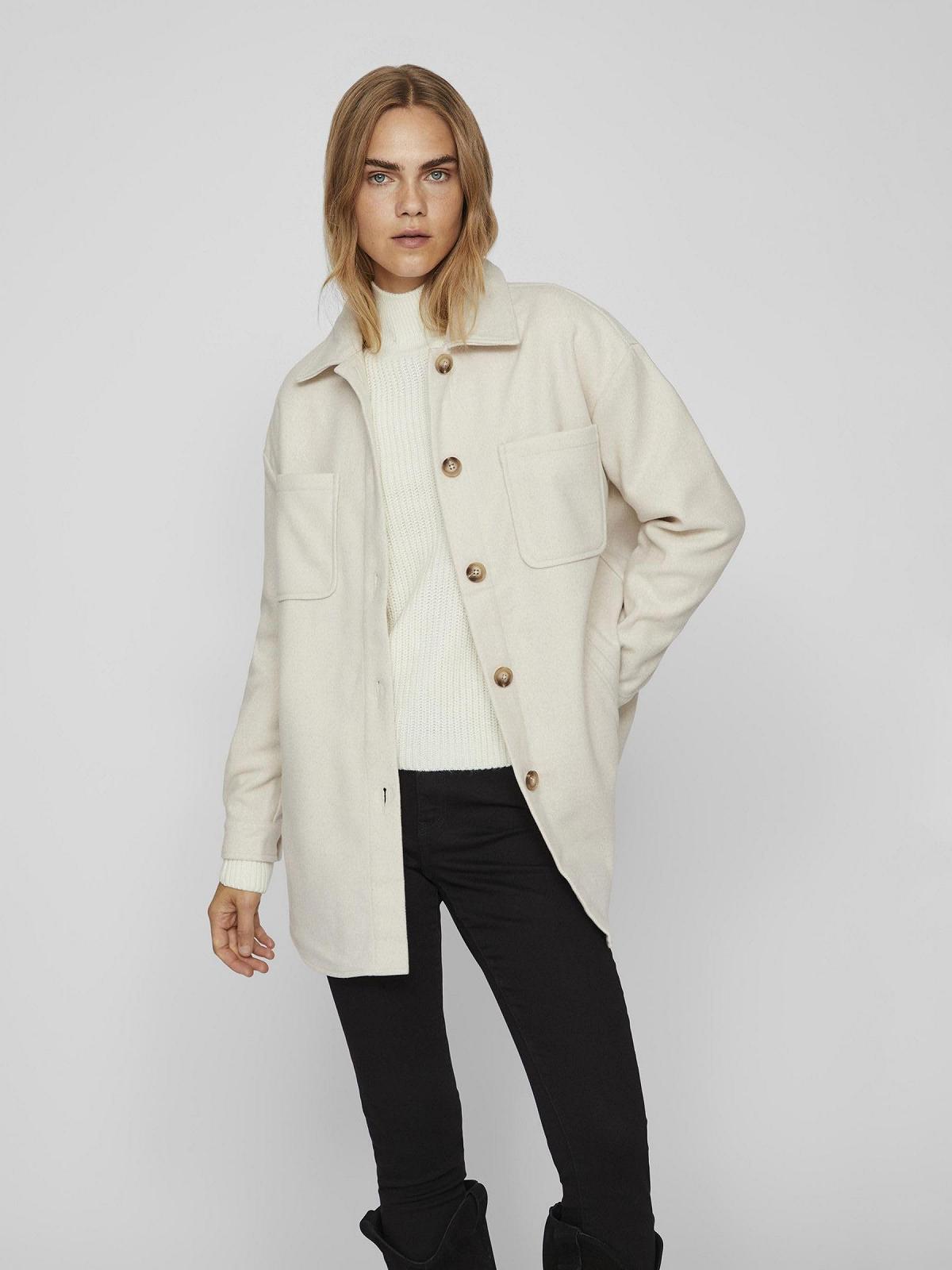 Жіноча куртка Vila Oversize Shirt, фото №3