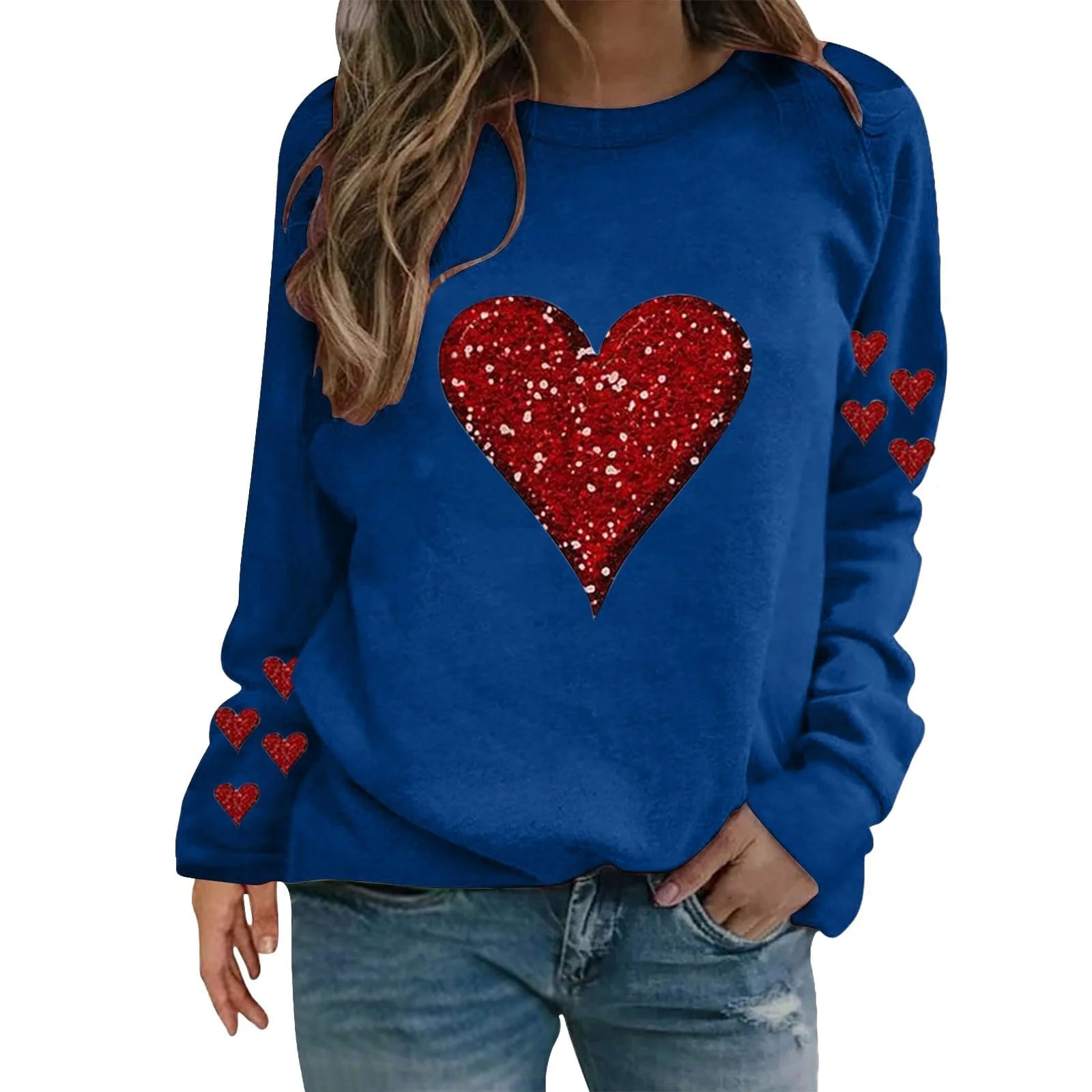 Повсякденна толстовка з довгими рукавами для жінок однотонна, фото №3 Повсякденна толстовка з довгими рукавами для жінок однотонна, фото №3