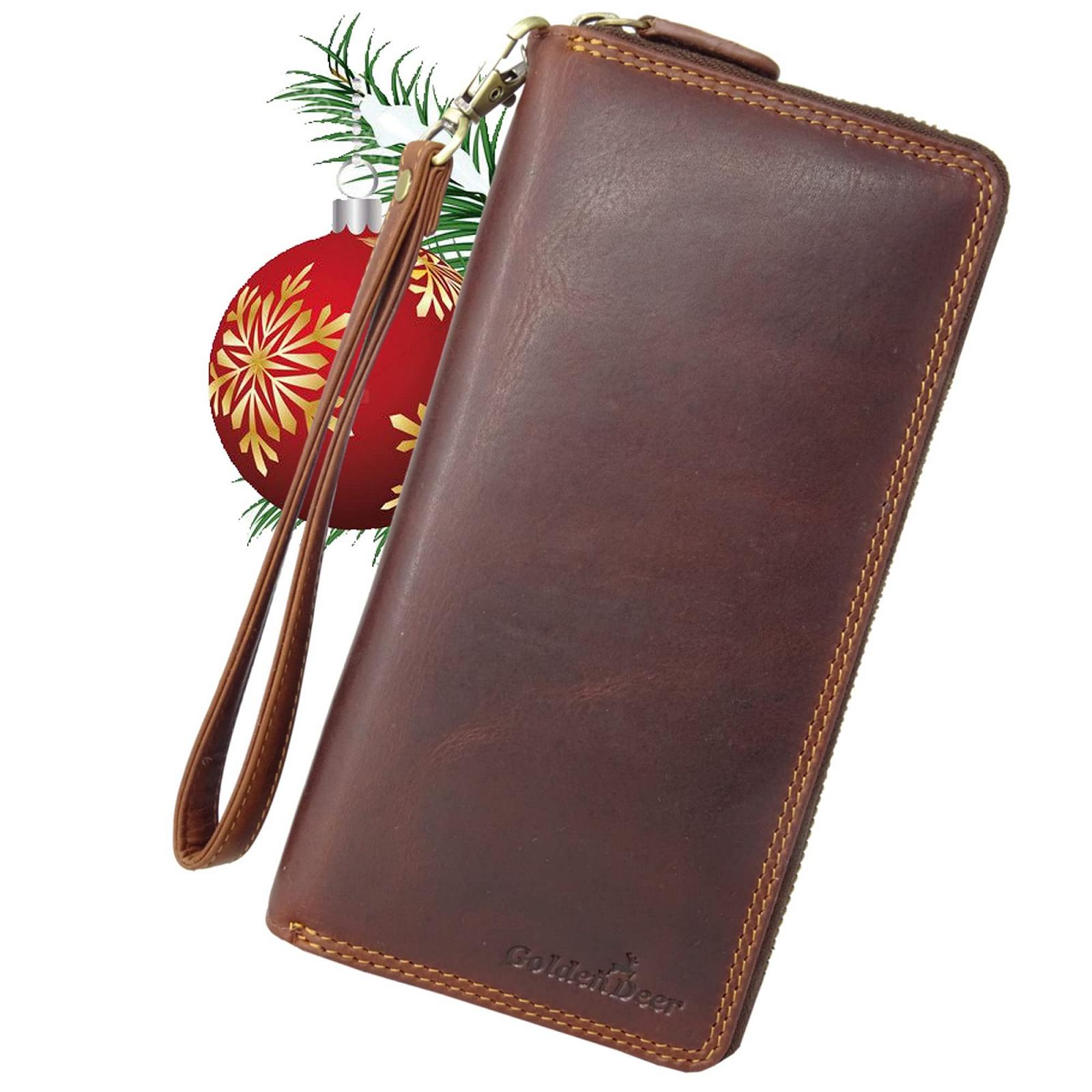 Гаманець Golden Deer XL Жіночий З RFID захистом Коричневий, фото №1