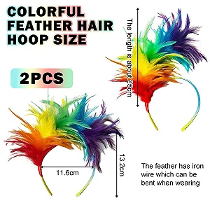 Обруч Радужные Перья synthetic.ua - Фото 1