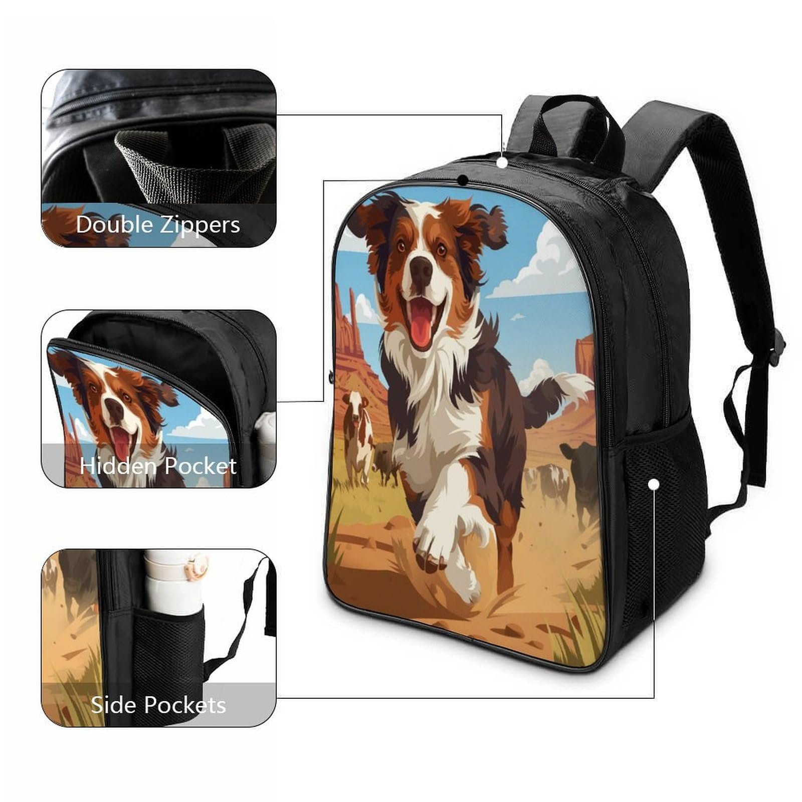 Рюкзак DPEOANEBN Sheepdog 40x28x16см, фото №3