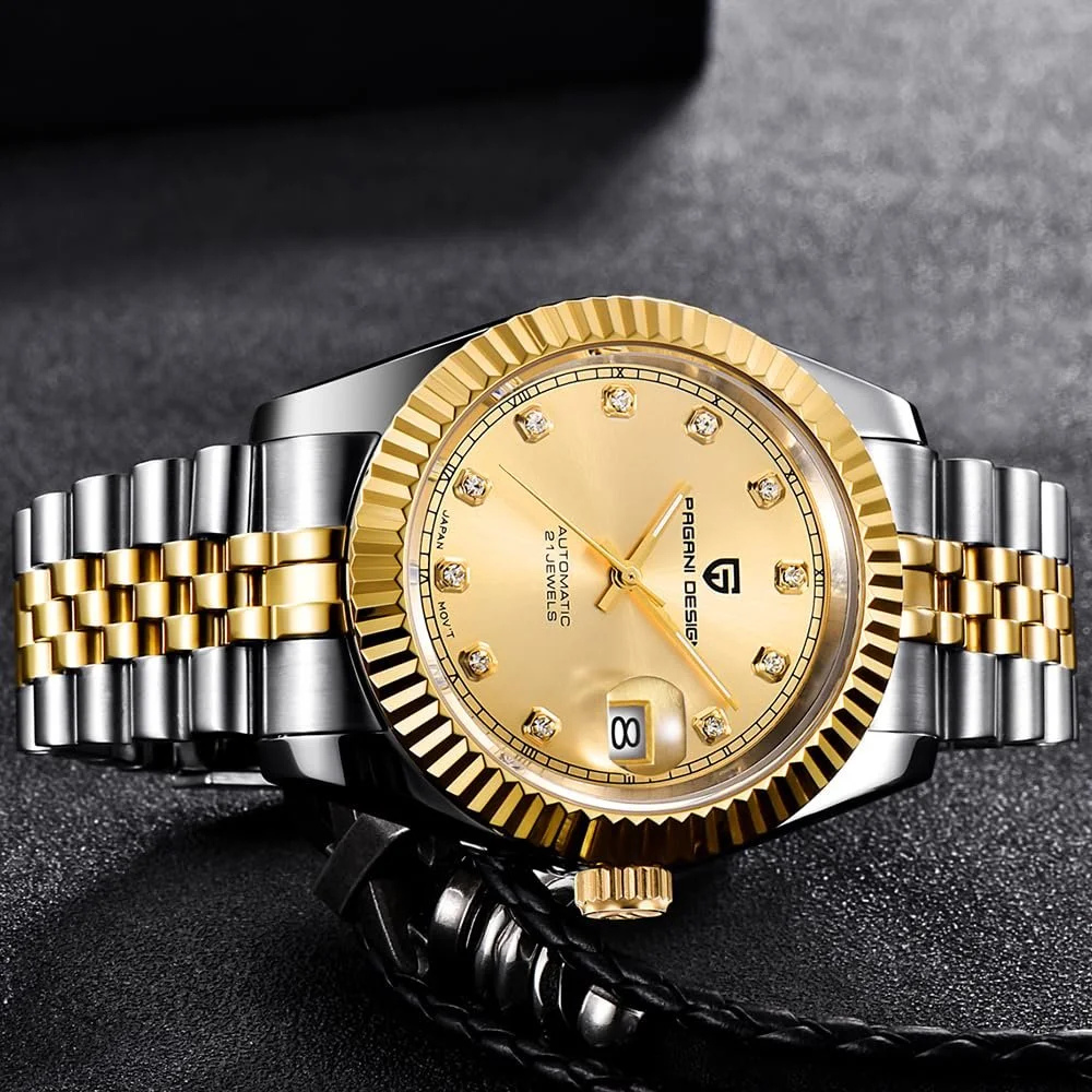 Автоматичний годинник Pagani Design, корпус з нержавіючої сталі 40 мм, фото №5 Автоматичний годинник Pagani Design, корпус з нержавіючої сталі 40 мм, фото №5