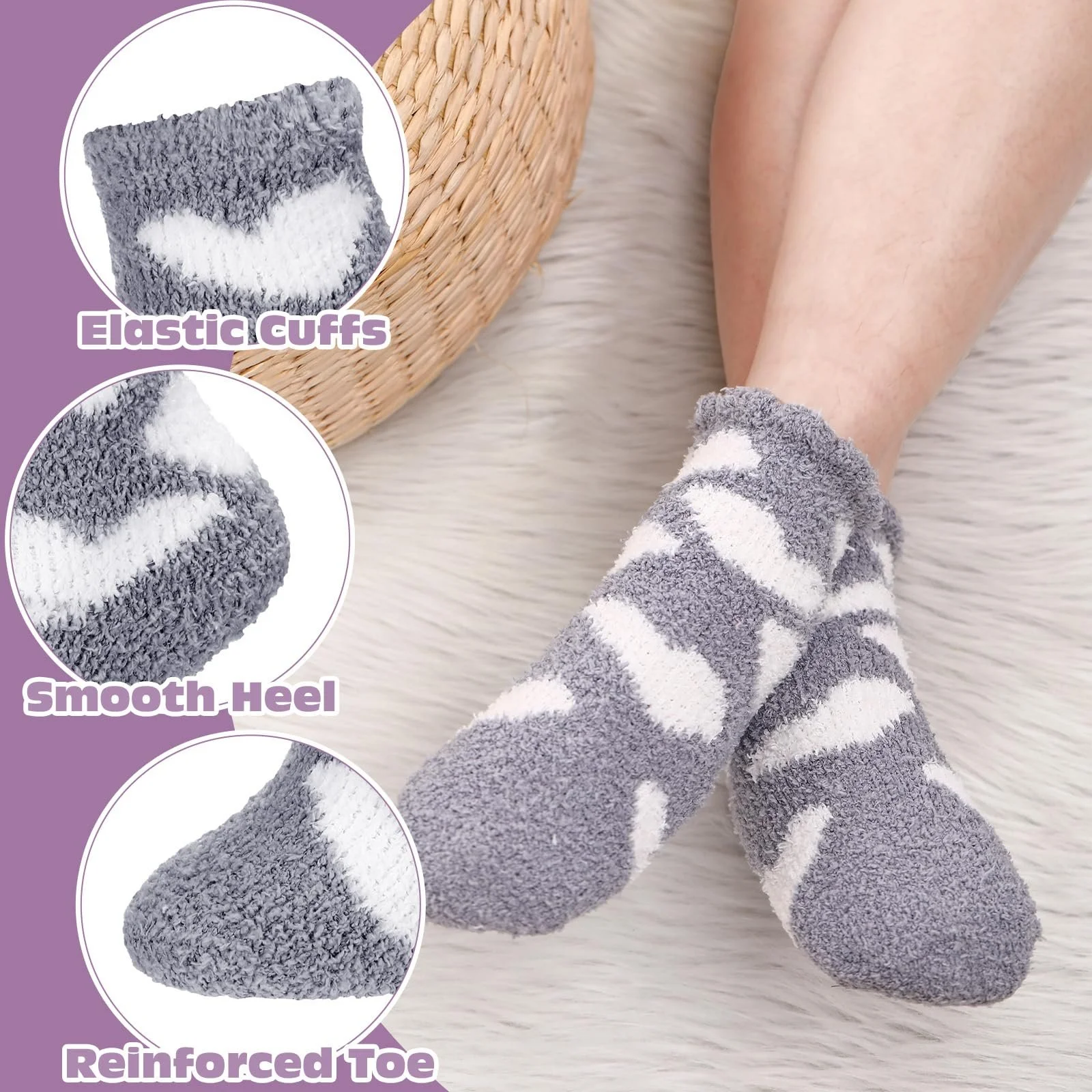 Шкарпетки Hestya Пухнасті шкарпетки Жіночі 35-42, фото №2