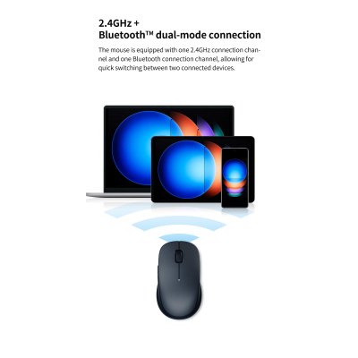 Мышка Xiaomi Dual-mode Wireless Mouse 2 Black (BHR8850GL) (1122318), фото №6 Мышка Xiaomi Dual-mode Wireless Mouse 2 Black (BHR8850GL) (1122318), фото №6