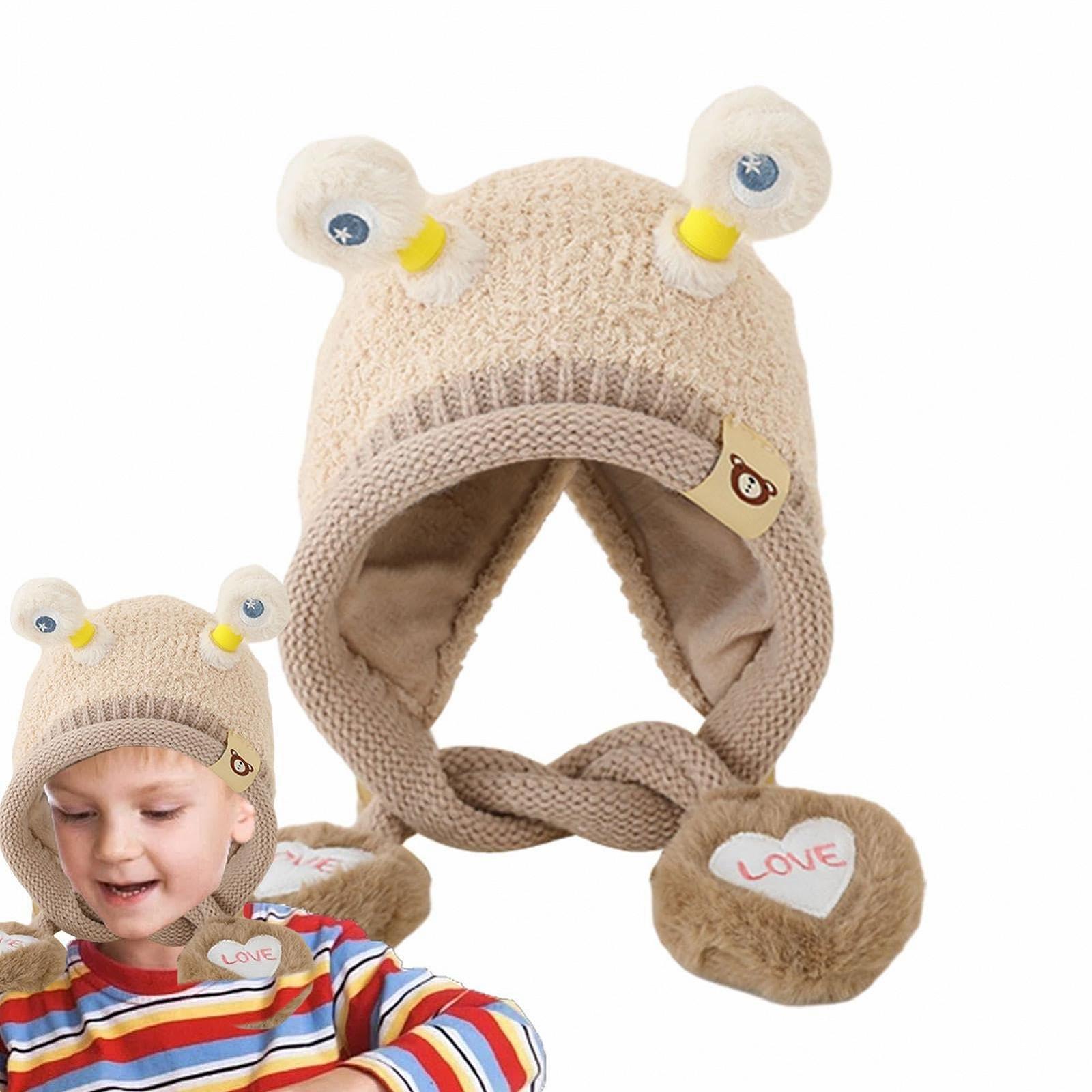 Вязана шапка Frosch дитяча зимова з вушками, фото №9 Вязана шапка Frosch дитяча зимова з вушками, фото №9