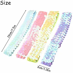 Повязка с блестками Abba synthetic.ua - Фото 1